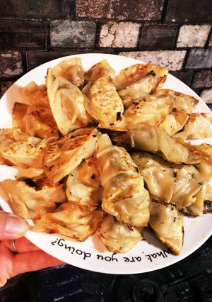簡単時短！大葉とキムチとチーズの餃子-レシピのメイン写真