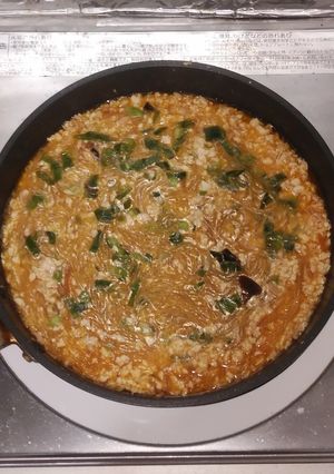 豆腐とシーチキン缶で作る「重増麻婆春雨」-レシピのメイン写真