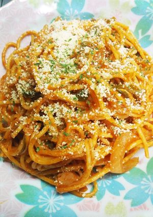 昔ながらのスパゲティナポリタン-レシピのメイン写真