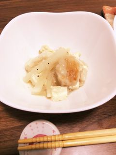 大根と鶏肉の塩あんかけ炒め-レシピのメイン写真