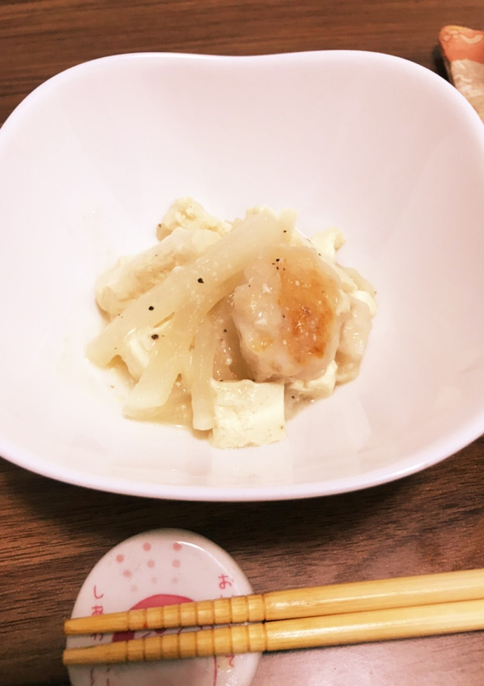 大根と鶏肉の塩あんかけ炒め-レシピのメイン写真