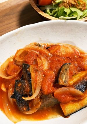 10分でサバ水煮缶のトマト煮^^*-レシピのメイン写真