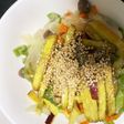 全てレンジなす豆腐肉オイマヨ野菜ドーム蒸