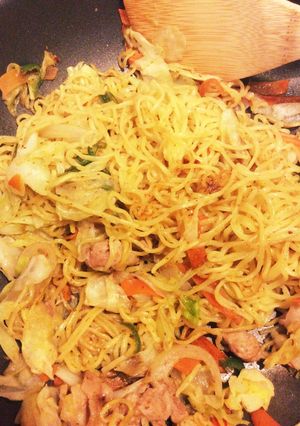 茅乃舎だしで焼きそば-レシピのメイン写真