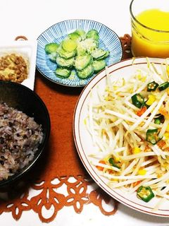 減塩チキンラーメン味なもやし炒め-レシピのメイン写真