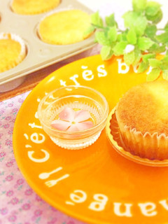 パウンドケーキをマフィン型で焼いてみて♬-レシピのメイン写真