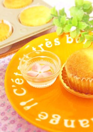 パウンドケーキをマフィン型で焼いてみて♬-レシピのメイン写真