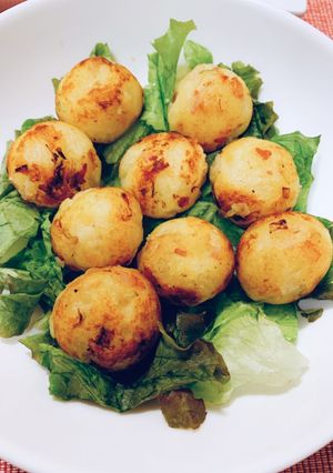 たこ焼き器活用 揚げないボールコロッケ-レシピのメイン写真
