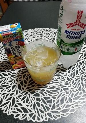 フルーツ三ツ矢サイダー割りジュース-レシピのメイン写真