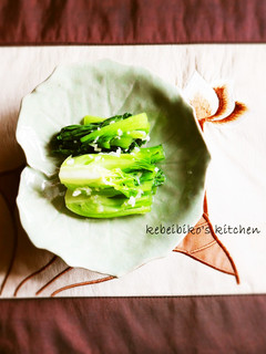 シャキッと中華風*青梗菜のお浸し-レシピのメイン写真