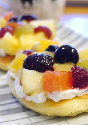 フルーツタルト風パンケーキ-レシピのメイン写真