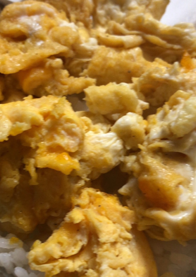 簡単！一人ご飯に！炒り卵丼-レシピのメイン写真