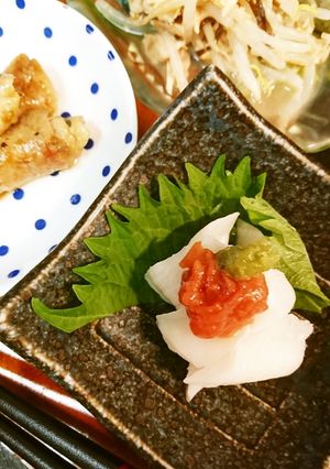 かれいえんがわ梅のせ-レシピのメイン写真