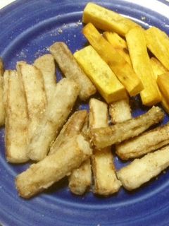 ゴボウの素揚げ・あとから味付け-レシピのメイン写真