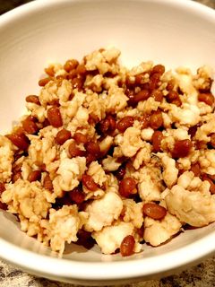 ♡納豆と鶏ひき肉の炒め物♡-レシピのメイン写真