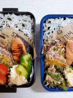 ☆高校生娘と私のお弁当☆121-レシピのメイン写真