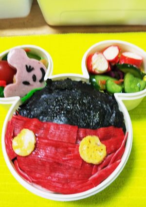 ミッキー弁当-レシピのメイン写真