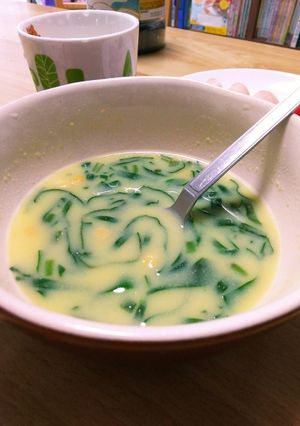 おかわかめのコーンスープ-レシピのメイン写真