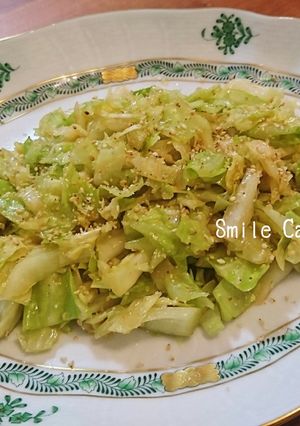 ☆レンジですぐ一品☆キャベツのごま和え-レシピのメイン写真