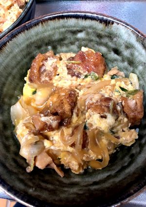 簡単、冷凍唐揚げで親子丼！-レシピのメイン写真