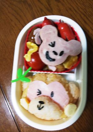 おさるさん？それともタヌキさん？-レシピのメイン写真