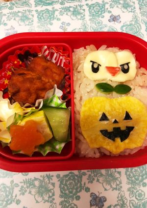 ポケモンハロウィン弁当★モクロー-レシピのメイン写真