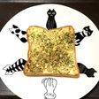 アオサと粉チーズのトースト