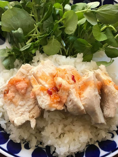 海南鶏飯(シンガポールチキンライス)-レシピのメイン写真