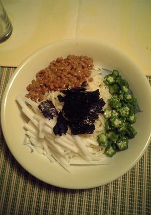 ネバネバそうめん-レシピのメイン写真