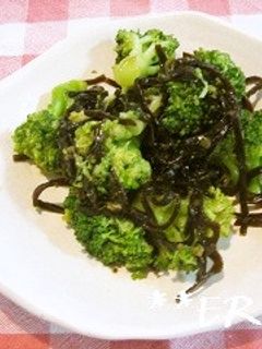 ブロッコリーと塩昆布の柚子胡椒あえ~♪♪-レシピのメイン写真