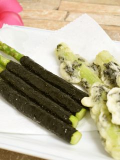 超シンプル!アスパラの海苔巻焼き-レシピのメイン写真