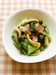 ベジ♪チンゲン菜のマヨ炒め-レシピのメイン写真