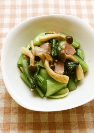 ベジ♪チンゲン菜のマヨ炒め-レシピのメイン写真