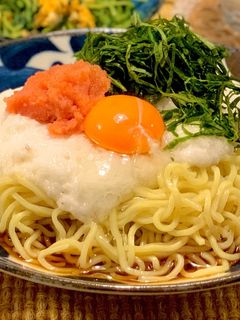 年中食べたくなる!明太とろろ冷麺-レシピのメイン写真