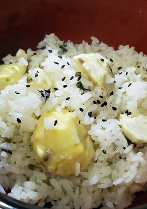 皮剥きから楽しい~秋の味覚の王様~栗ご飯-レシピのメイン写真