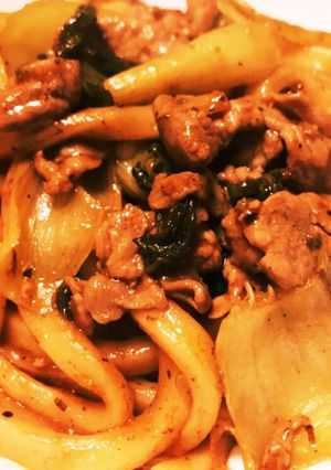 麻婆豆腐の素で!麻辣うどん-レシピのメイン写真