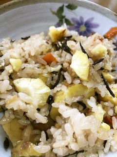 秋の味覚♡律子さん家の栗ごはん-レシピのメイン写真