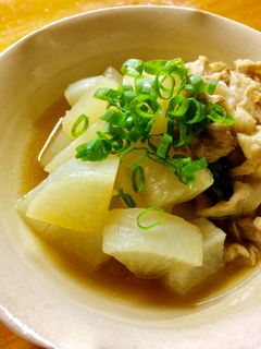 大根と豚こま肉で簡単煮物-レシピのメイン写真