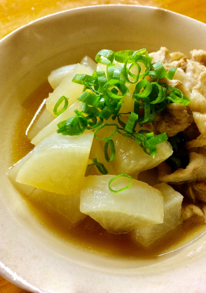 大根と豚こま肉で簡単煮物-レシピのメイン写真