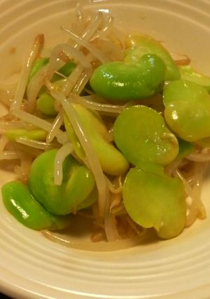 そら豆入りもやしナムル-レシピのメイン写真