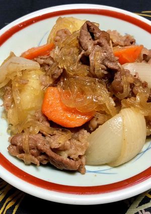 牛肉と春雨の美味しい♪肉じゃが-レシピのメイン写真