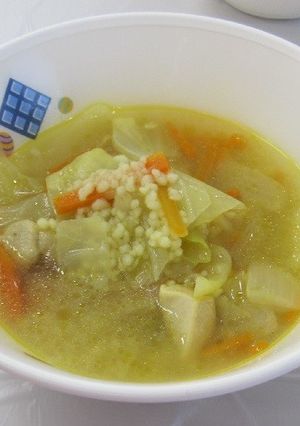 クスクスのスープ★神戸市学校給食レシピ-レシピのメイン写真