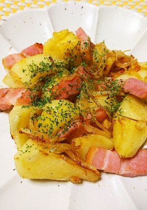 厚切りベーコンで旨味濃縮ジャーマンポテト-レシピのメイン写真