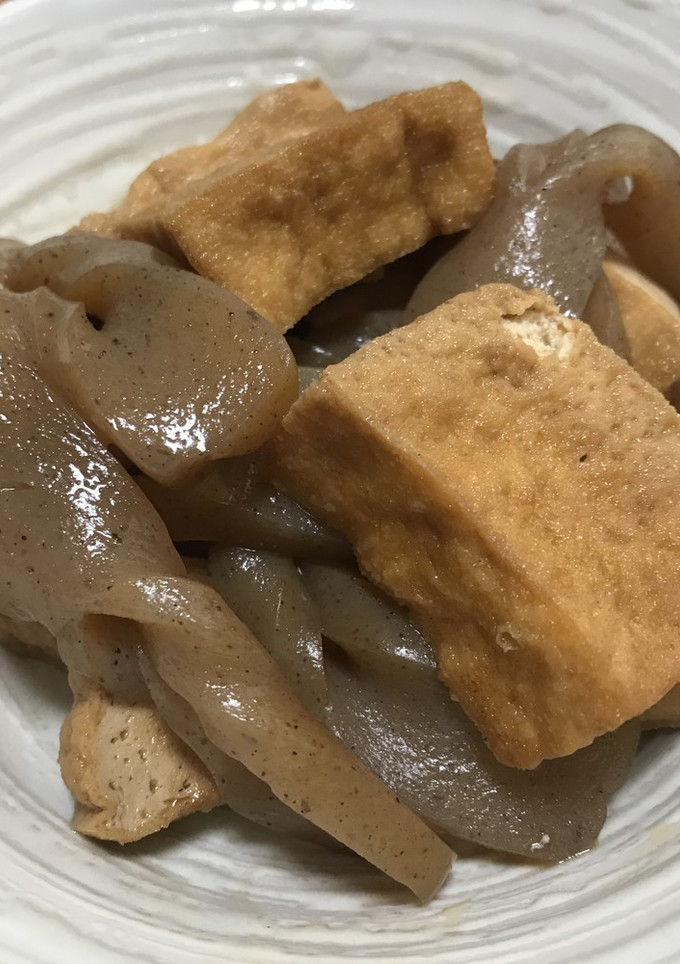 厚揚げとこんにゃくの煮物-レシピのメイン写真