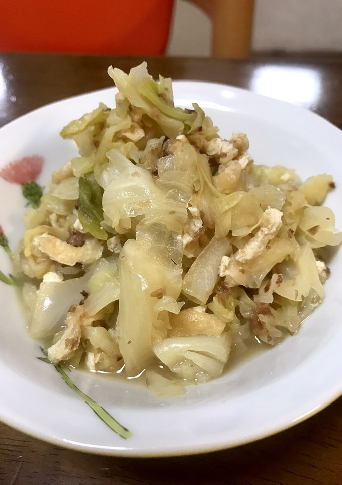 キャベツと油揚げのおかか煮☆-レシピのメイン写真