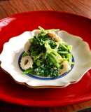 酒粕入り法連草と竹輪のわさび和え★副菜