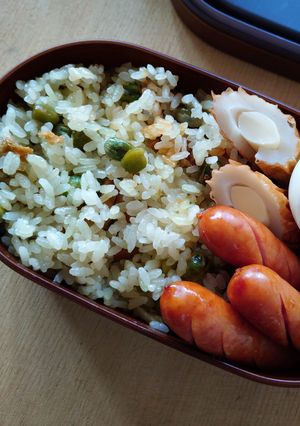 グリーン豆炊き込みご飯-レシピのメイン写真
