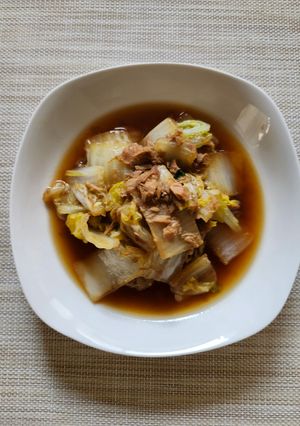 白菜とシーチキンの煮-レシピのメイン写真