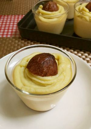 ★秋には美味しい＊モンブランプリン＊♪-レシピのメイン写真
