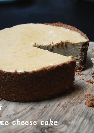 vegan raw 胡麻チーズケーキ-レシピのメイン写真